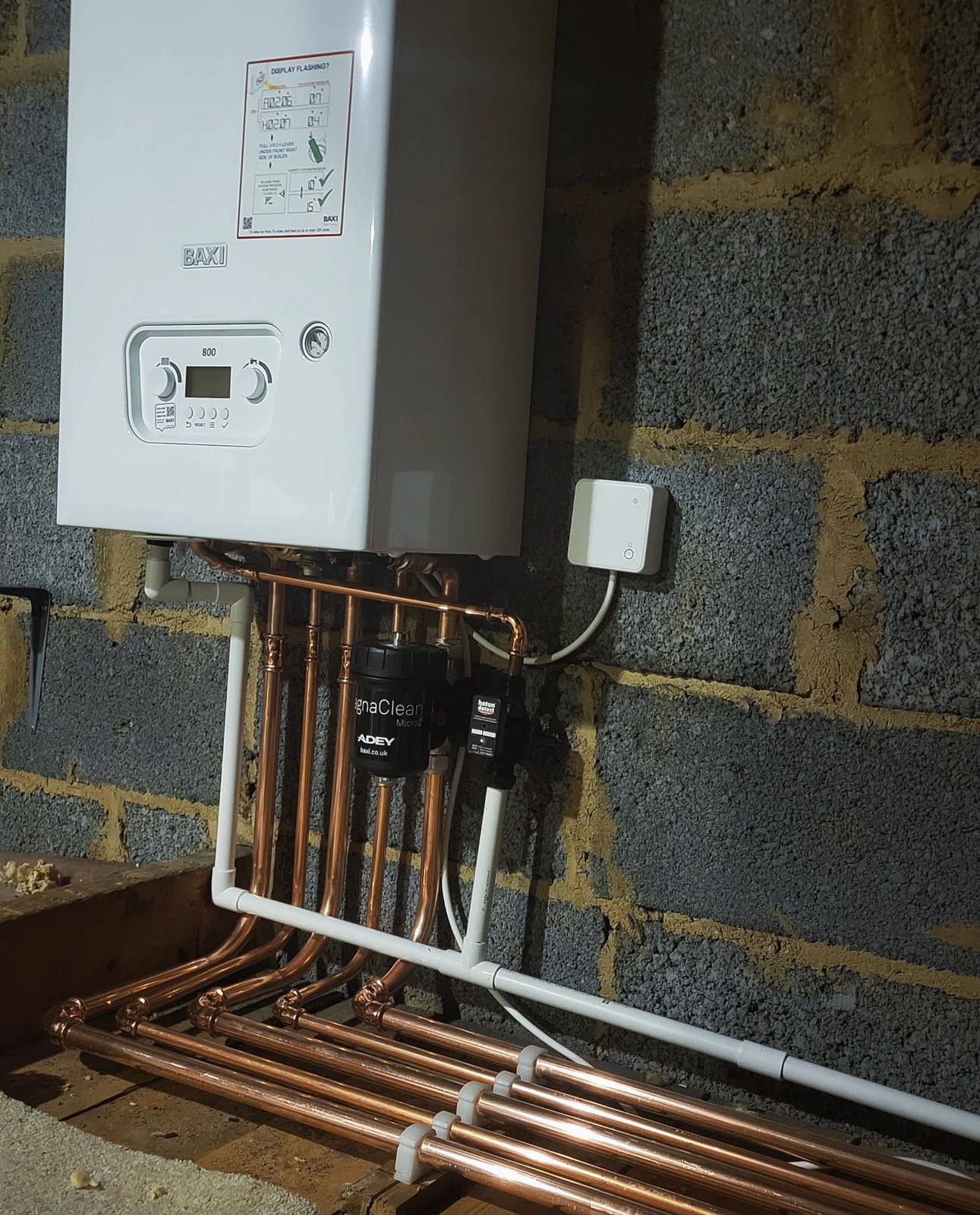 Recent boiler installation by S.W Gas Works in Bedford