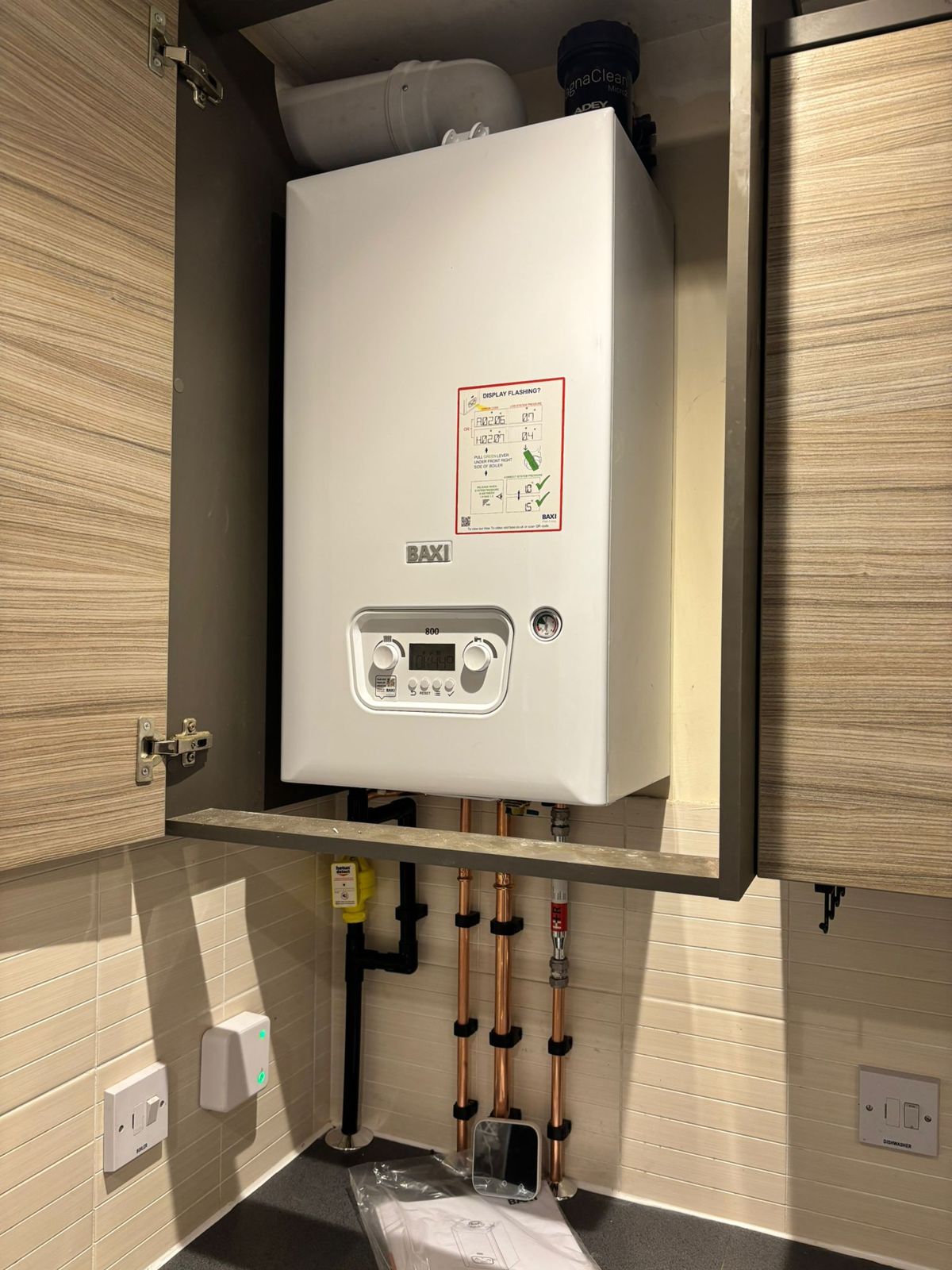 Recent boiler installation by S.W Gas Works in Milton Keynes
