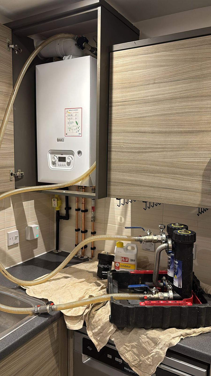 Recent boiler installation by S.W Gas Works in Wellingborough